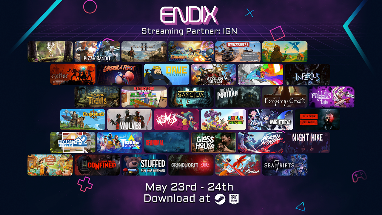 ENDIX Digital Gaming Expo Goes Live with Playable Demos and Panels