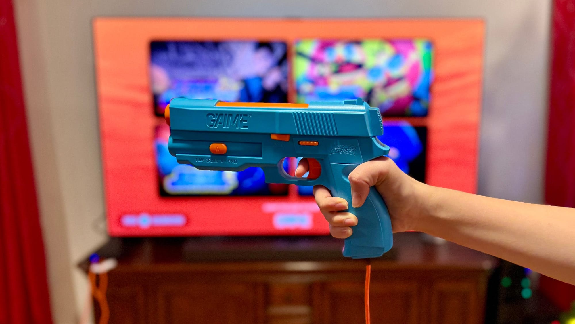 G’AIM’E Time Crisis Light Gun Overview