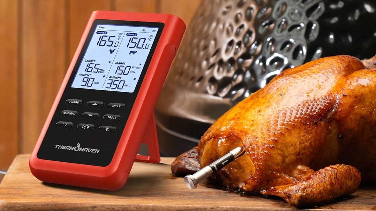 Save Over 60% Off ThermoMaven X2 Wireless Meat Thermometer for