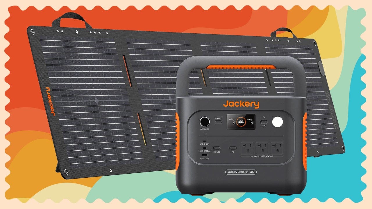 Save Over 50% Off Jackery Solar Generator 1000 V2 Power Station Bundle