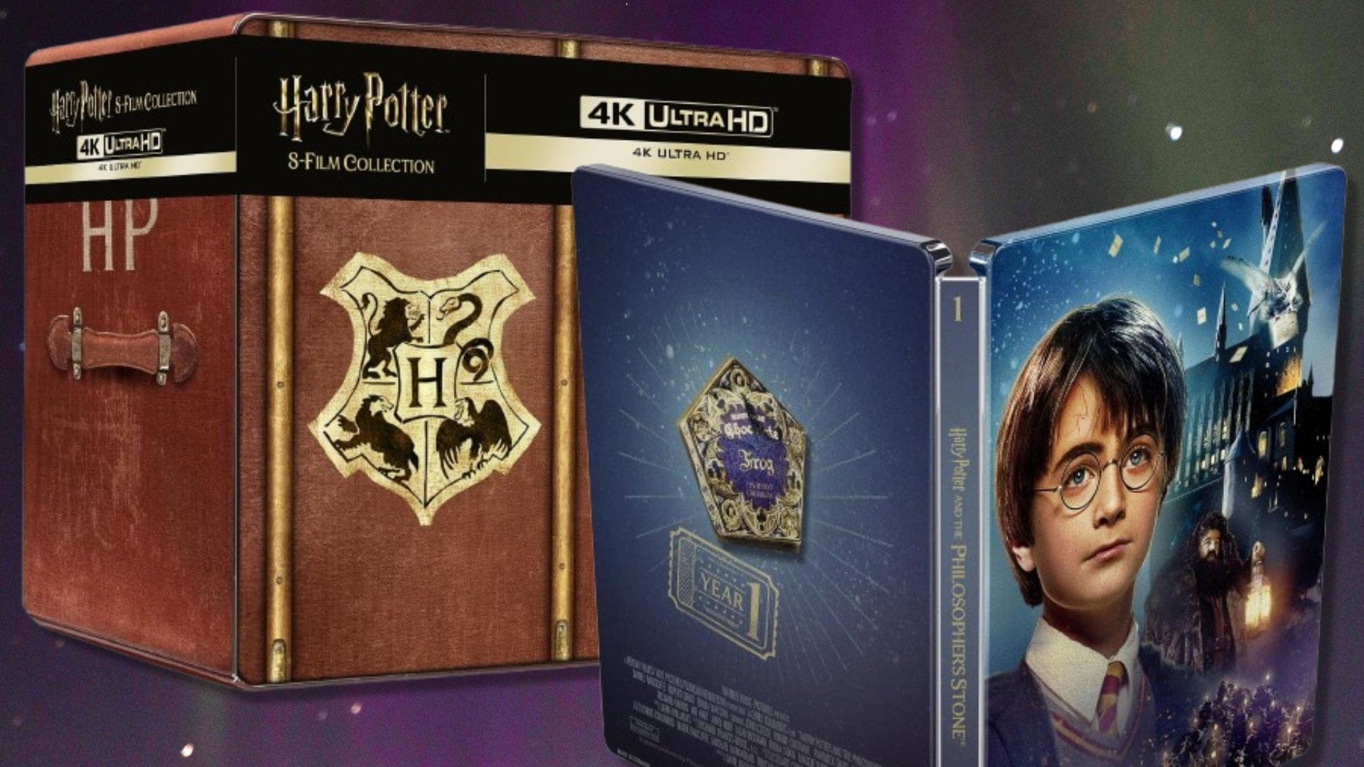 Harry Potter 25th Anniversary 4K Steelbook Box Set Preorders at Amazon