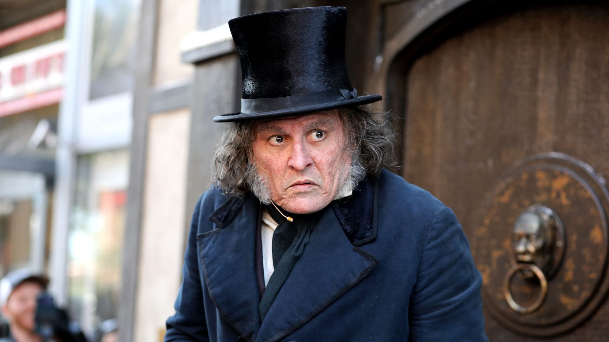 Johnny Depp Makes Surprise Appearance as Ebenezer Scrooge at Comic-Con