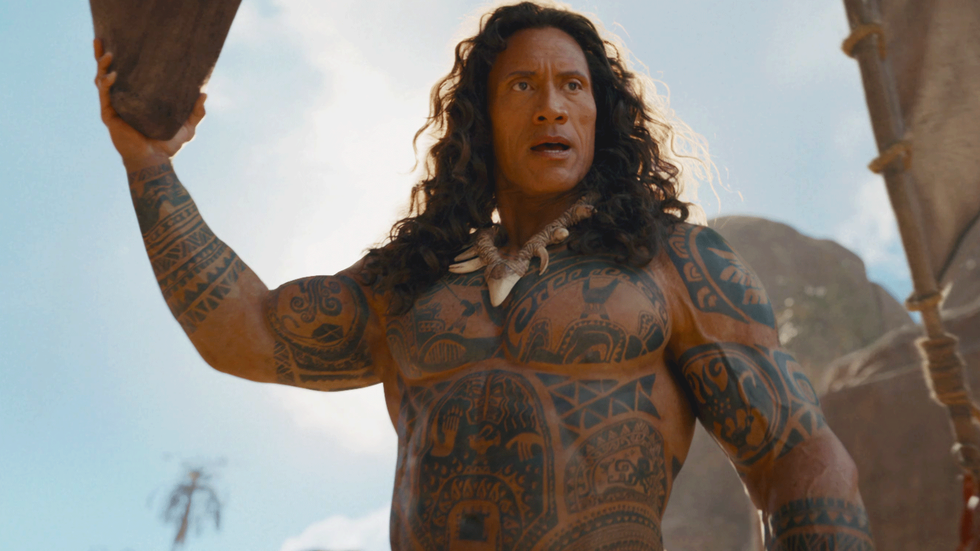 Dwayne Johnson Reacts to Live-Action Moana Wig Memes