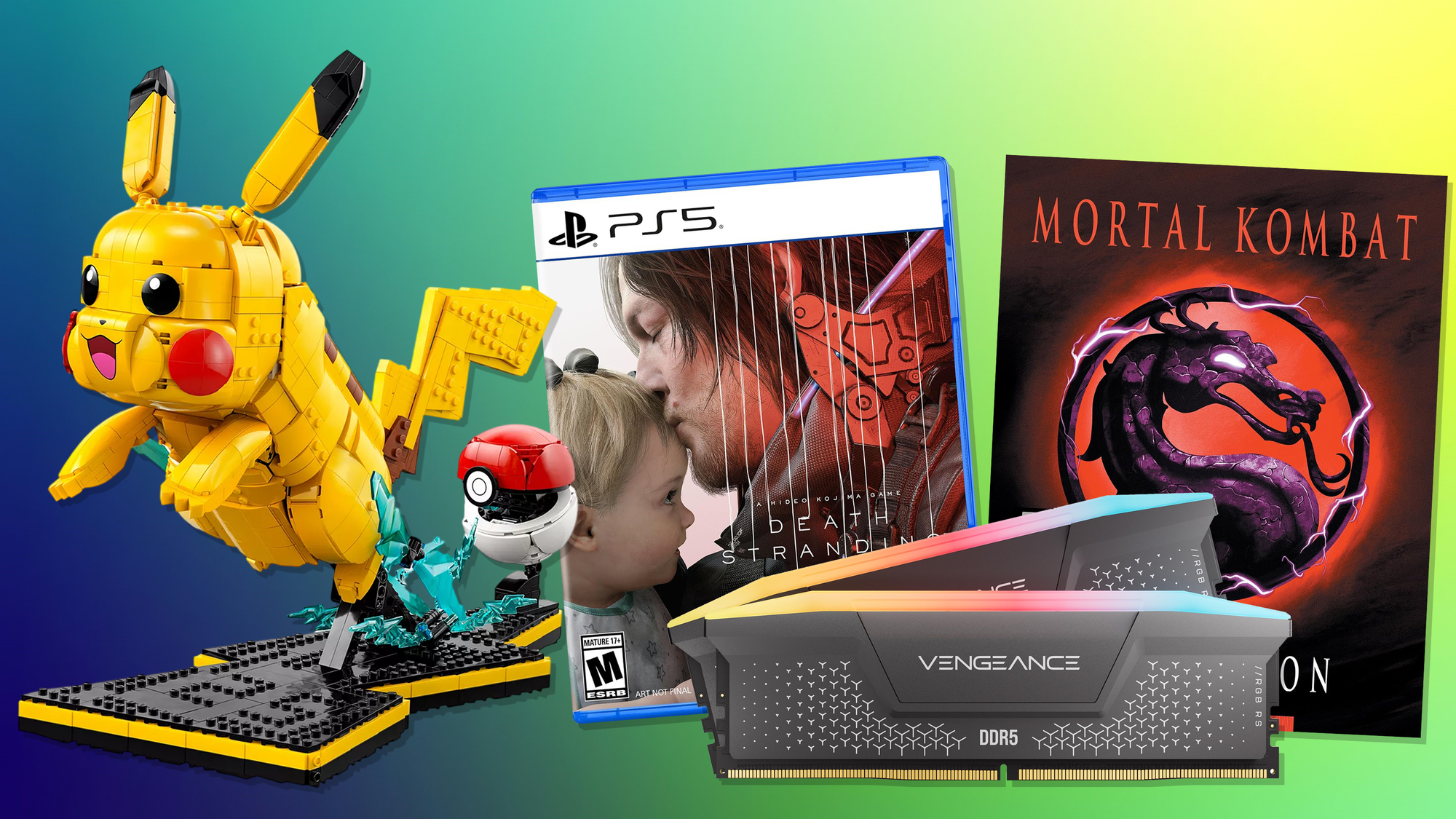 Weekend Deals: LEGO Pokémon, DDR5 RAM, Death Stranding 2, and More