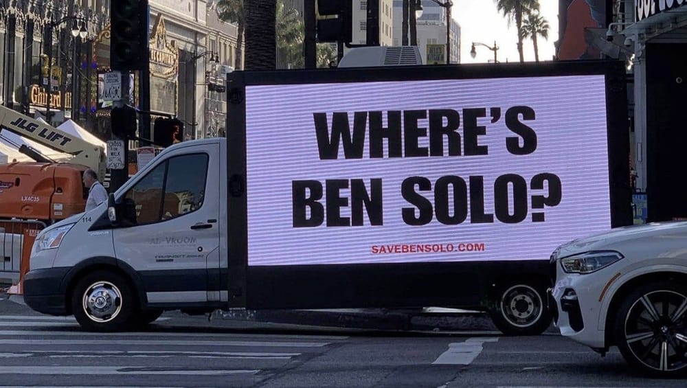 Ben Solo Fan Campaign Takes the Fight to The Mandalorian Premiere post image