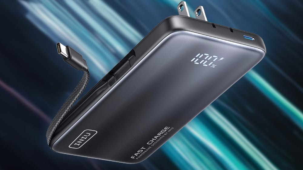 Save 49% on Iniu 10,000mAh 45W Power Bank with Built-In AC Plug and post image