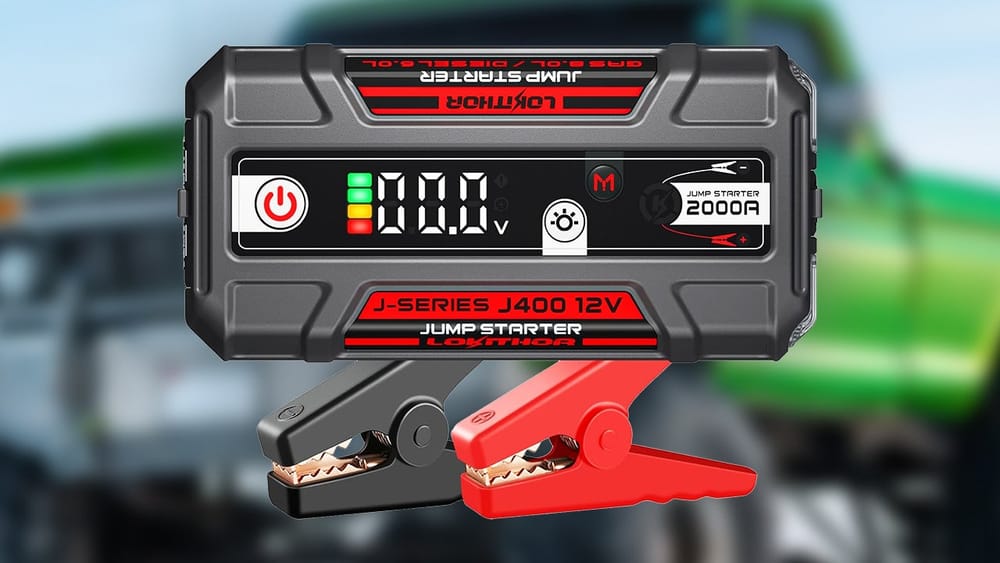 Compact Lokithor J400 12V Cordless Lithium Car Jump Starter Sale post image