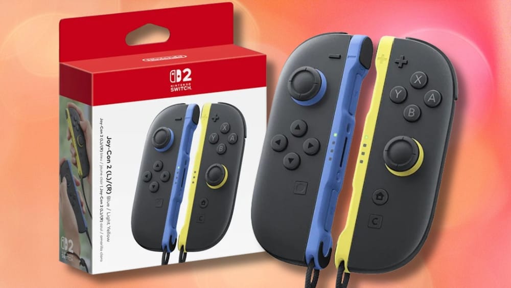 New Nintendo Switch 2 Blue and Light Yellow Joy-Con 2 Available for post image
