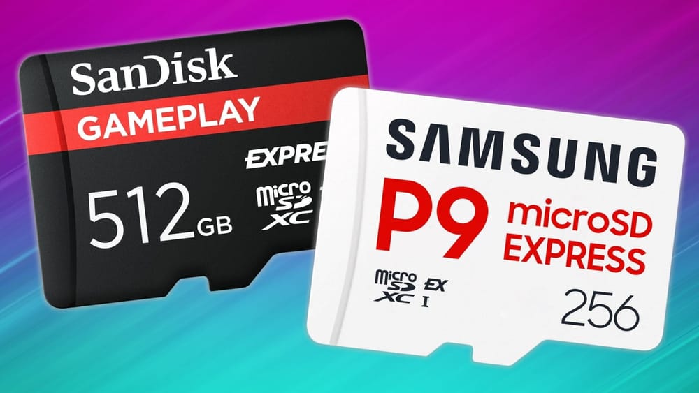 Discounts on 256GB Samsung and 512GB SanDisk SD Cards for Nintendo