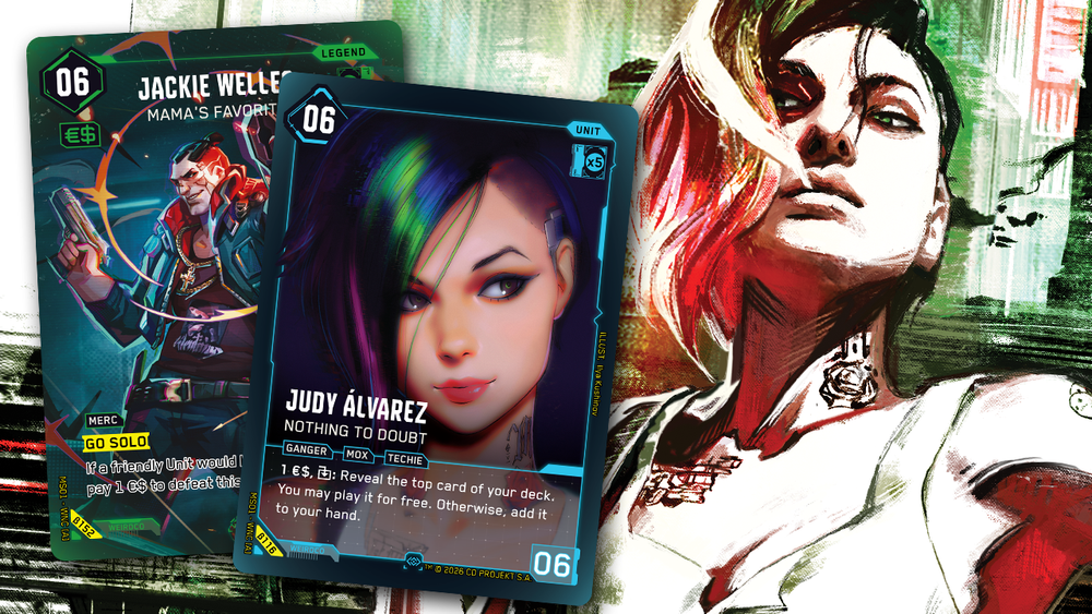 Exclusive Reveal of Jackie Welles and Judy Alvarez Cards in Cyberpunk post image