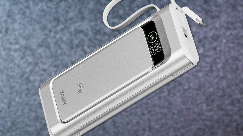 Save 50% Off Talix 20,000mAh Power Bank with 190W Total Power Output post image