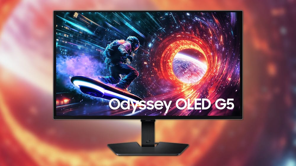 Samsung Odyssey G5 27" QHD 180Hz OLED Gaming Monitor Deal on Amazon