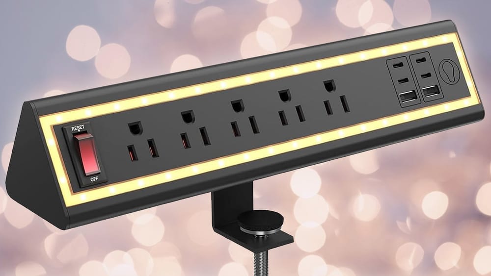 Get an LED Illuminated 11-Outlet Power Strip for Just $18
