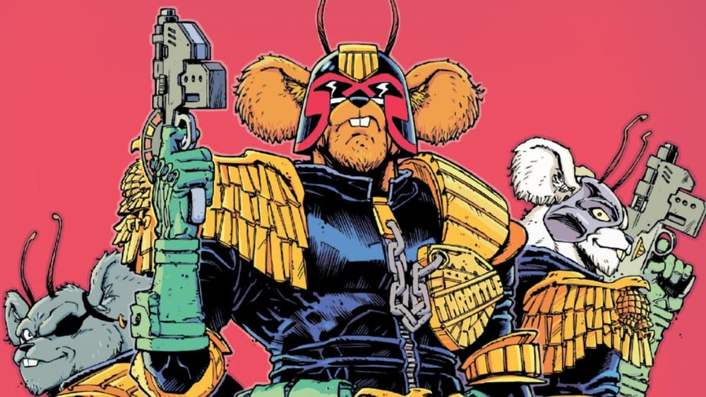 Judge Dredd and Biker Mice From Mars Comic Crossover Revealed post image