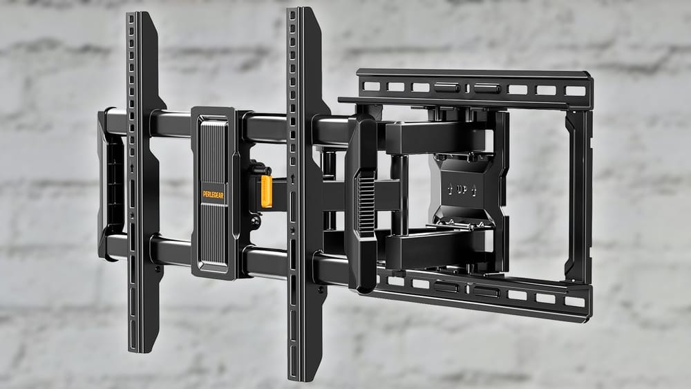 Perlegear Full Motion TV Wall Mount for TVs Up to 90 Inches at post image