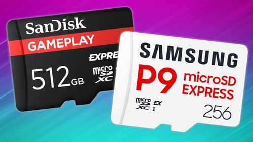 Discounts on 256GB Samsung and 512GB SanDisk SD Cards for Nintendo