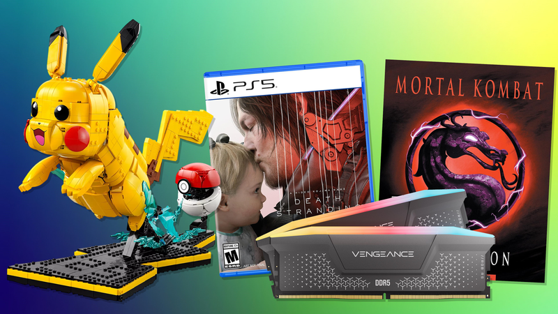 Weekend Deals: LEGO Pokémon, DDR5 RAM, Death Stranding 2, and More